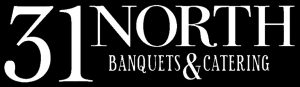 31North Banquets Catering Logo WHITE 300x87